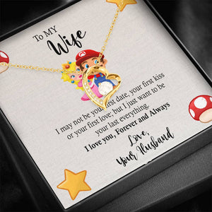 To My Wife Necklace - Mario Edition