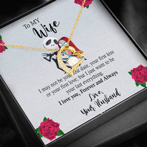 To My Wife Necklace - Jack and Sally Edition