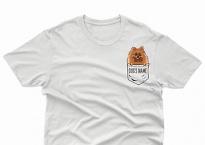 Custom Pocket Dog T Shirt
