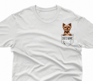 Custom Pocket Dog T Shirt